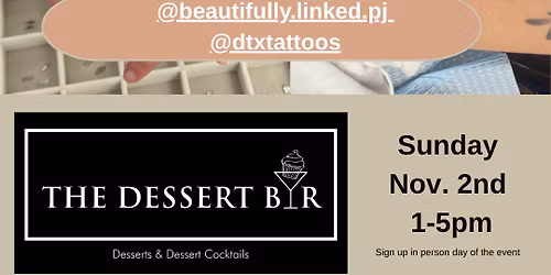 November Permanent Jewelry & Tini Tattoos!!