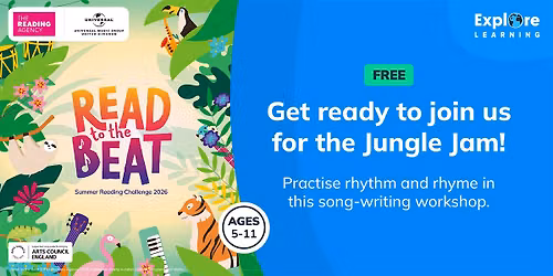Swindon FREE Summer Reading Challenge workshop 'The Jungle Jam' ages 5-11