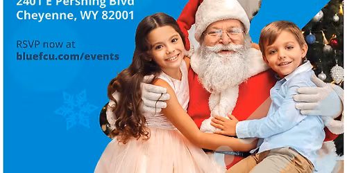 Santa at the Blue World Headquarters