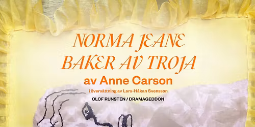 Norma Jeane Baker av Troja av Anne Carson