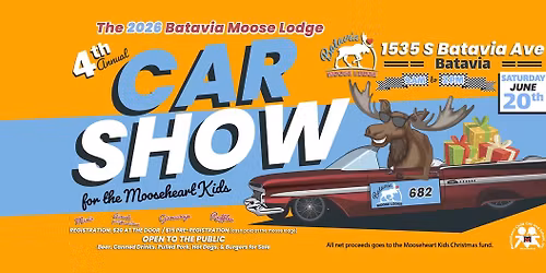 4th Annual Batavia Moose Car Show