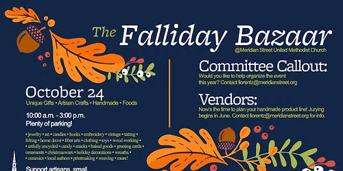 The Falliday Bazaar at Meridian Street United Methodist Church