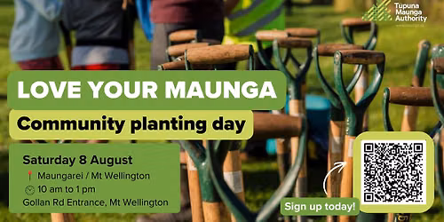 Community Planting Day Maungarei \/ Mt Wellington