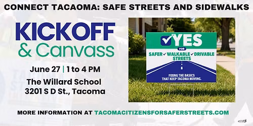 Connect Tacoma Kick Off and Canvass!
