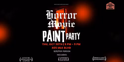 Horror Movie Paint Party