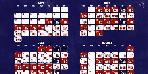 Cleburne Railroaders at Lake Country DockHounds at Wisconsin Brewing Company Park