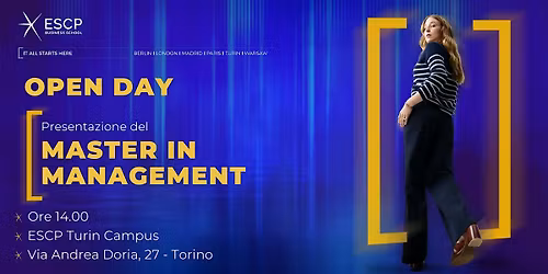 Master in Management - Open Day