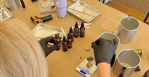 Ramona Candle Co. Candle making class