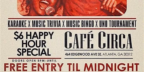 Karaoke x Trivia & Afterparty-Thursdays Happy Hour
