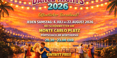 SUMMER DANCE NIGHTS 2026 | Open-Air Tanzabende f\u00fcr Alle 