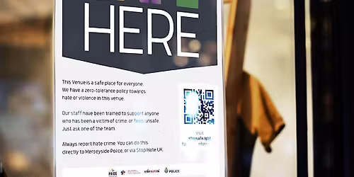 2025 | You're Safe Here Accreditation Training (Cheshire) | 3rd November