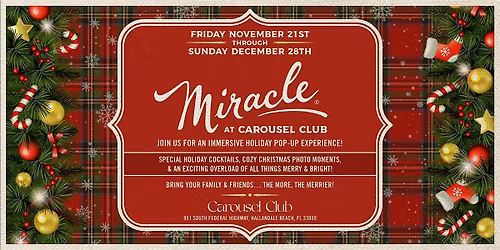 Miracle at Carousel Club, 2025 Holiday Season