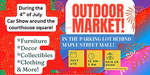 4th of July Outdoor Market