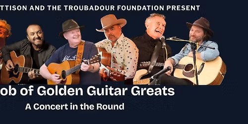 A Mob of Golden guitar Greats at Moonshiners Bar