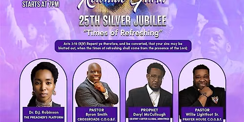 Dr. D.J. ROBINSON  PREACHING LIVE
