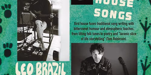 Animal Tracks Episode 2: starring Bird House Songs with Leo Brazil | Northern Quarter, Huddersfield