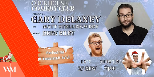 Cookhouse Comedy Club featuring Gary Delaney