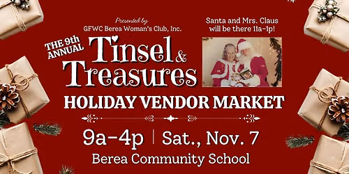 Tinsel & Treasures 9th Annual Holiday Vendor Market