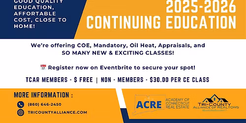 CE CLASS - CT Mandatory w\/ Noreen Philbin 11\/11 @ 1 PM - 4 PM