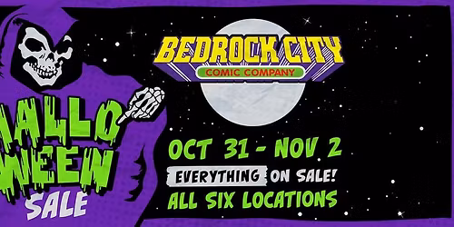 Bedrock City Annual Halloween Sale