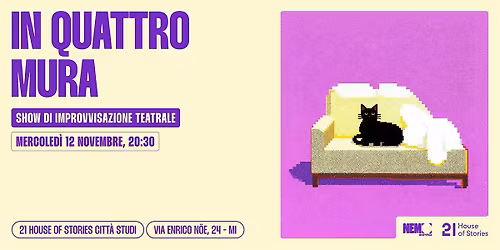 \u201cIn quattro mura\u201d - Show di improvvisazione con NEMO Impro | 12 Novembre