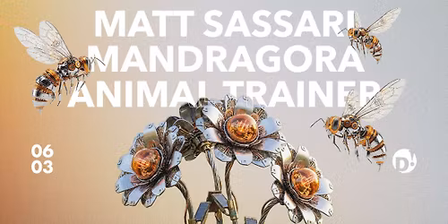 MATT SASSARI x MANDRAGORA x ANIMAL TRAINER