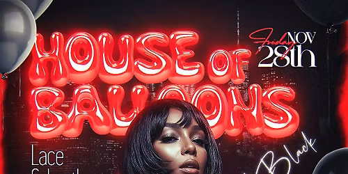 House Of Ballons Lace & Leather Edition (All Black Affair)