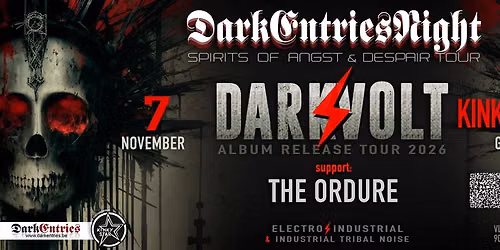 Dark Entries Night: Darkvolt & The Ordure