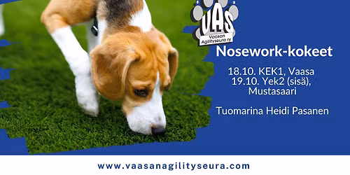 Nosework-kokeet 18.-19.10.