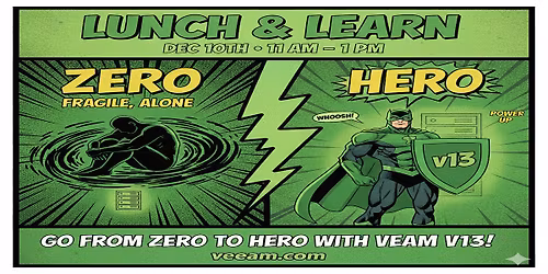 Lunch and Learn: Veeam v13 Virtual Server Appliance