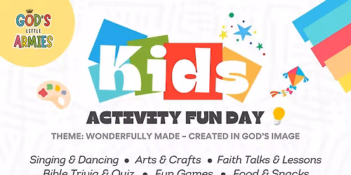 God's Little Armies - Kids Activity Fun Day