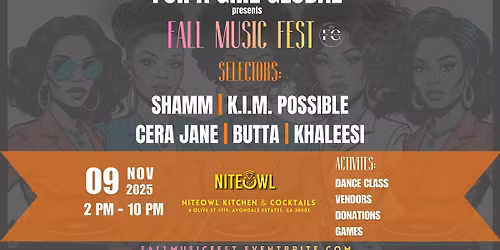 FALL MUSIC FEST presented by For A Girl Global