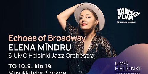 UMO Helsinki Jazz Orchestra & Elena M\u00eendru \u2013 Echoes of Broadway