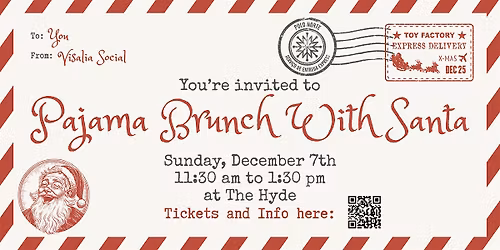 Pajama Brunch with Santa!