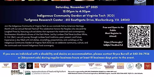 Native American Heritage Month Harvest Festival