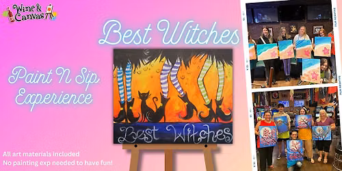 Best Witches-Pages and Grapes- Paint and Sip