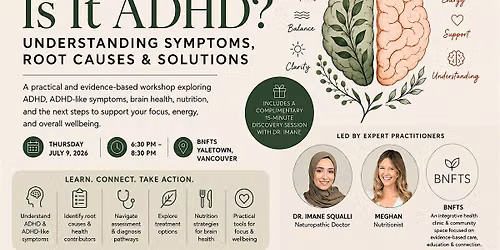 Is It ADHD? Practical nutrition, lifestyle & nervous system support