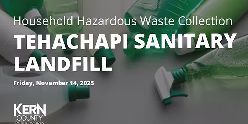 Household Hazardous Waste Collection Event: Tehachapi