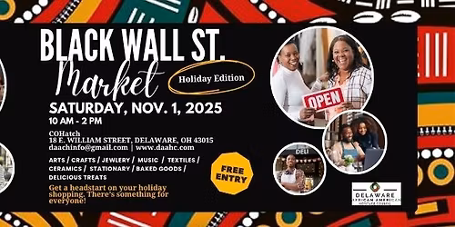 Black Wall Street Market -- Holiday Edition