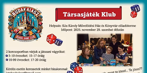 Novemberi T\u00e1rsasj\u00e1t\u00e9k klub a Faluh\u00e1zban