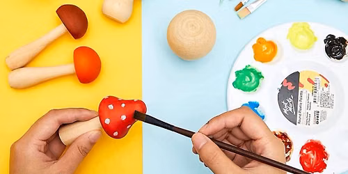 Mushroom Pot Painting