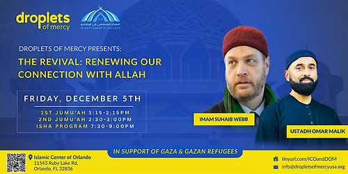 Jummah Khutbah & Family Night (free entry, must register)