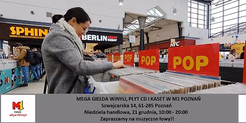 MEGA gie\u0142da winyli, p\u0142yt CD i kaset w M1 Pozna\u0144