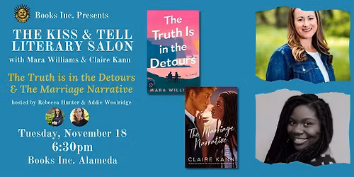 KISS & TELL LITERARY SALON at Books Inc. Alameda