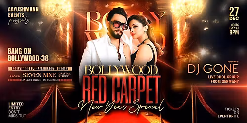 Bollywood Red Carpet- Bang on Bollywood