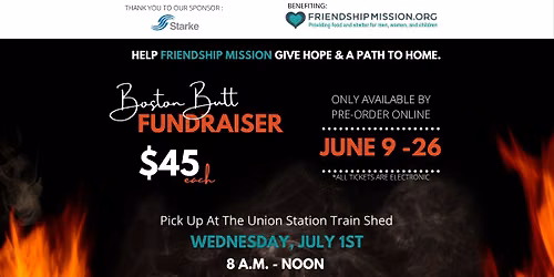 Boston Butt Fundraiser