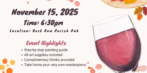 November Paint and Sip 🎨
