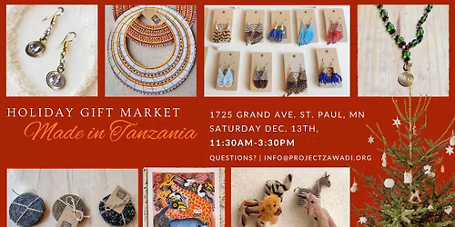 Holiday Gift Market : Made in Tanzania + Orchard Fundraiser
