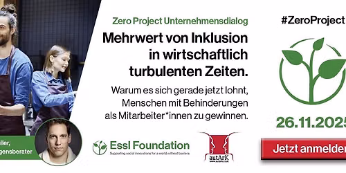 Zero Project Unternehmensdialog