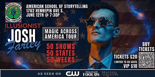 Magic Across America! Staring Illusionist Josh Farley
